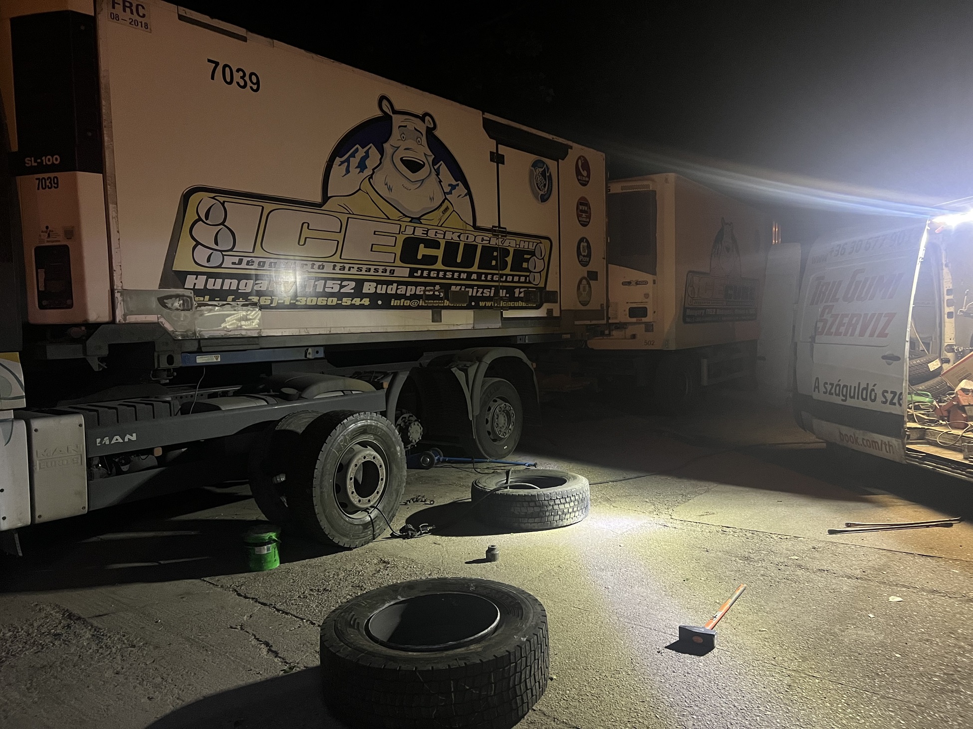 kamion gumiszerviz győr